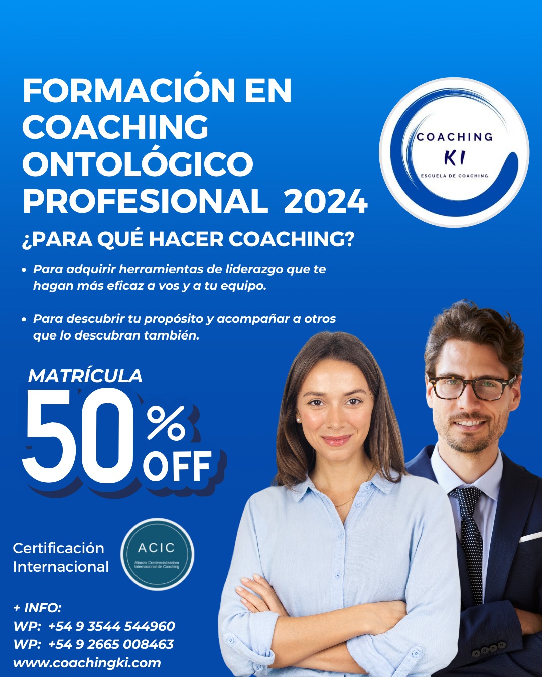 Formación en Coaching Ontológico Profesional 2024.